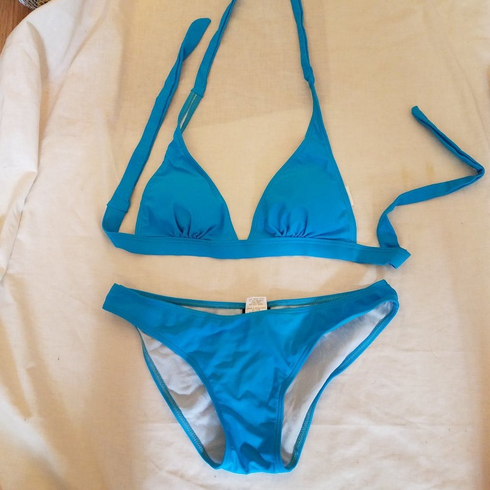 Turquoise bikini